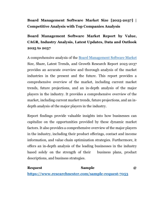 board management software market size 2025 2037