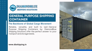 general purpose shipping container