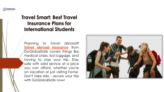 Travel Smart: Best Travel Insurance Plans for International Students