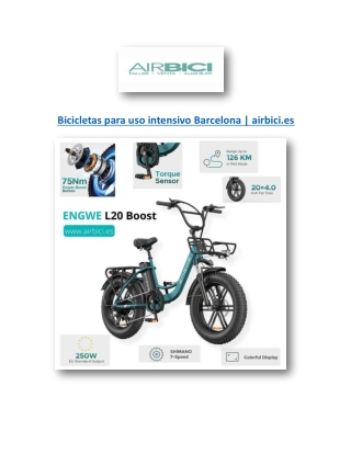 Bicicletas para uso intensivo Barcelona | airbici.es