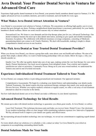 Avra Dental