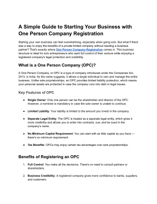 a simple guide to starting your business with