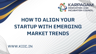 How to Align Your Startup with Emerging Market Trends