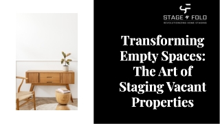 transforming empty spaces the art of staging