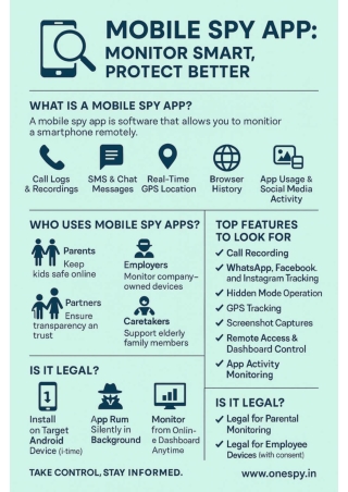 Mobile Spy App: Monitor Smart, Protect Better