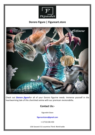 dororo figure figureart store
