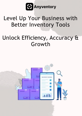 Simplify Inventory with Anyventory: The Best Inventory Management Software