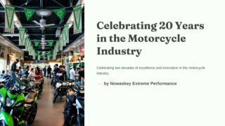 Celebrating 20 Years in the Motorcycle Industry
