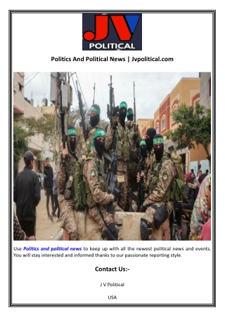 Politics And Political News  Jvpolitical.com