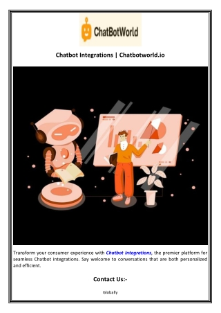 Chatbot Integrations  Chatbotworld.io
