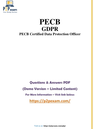 pecb gdpr