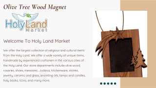 Olive Tree Wood Magnet