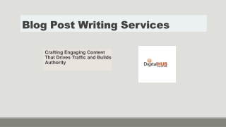 blog post writing services