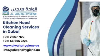 Kitchen Hood Cleaning in Dubai