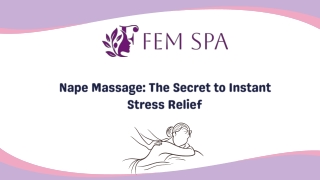 Nape Massage The Secret to Instant Stress Relief