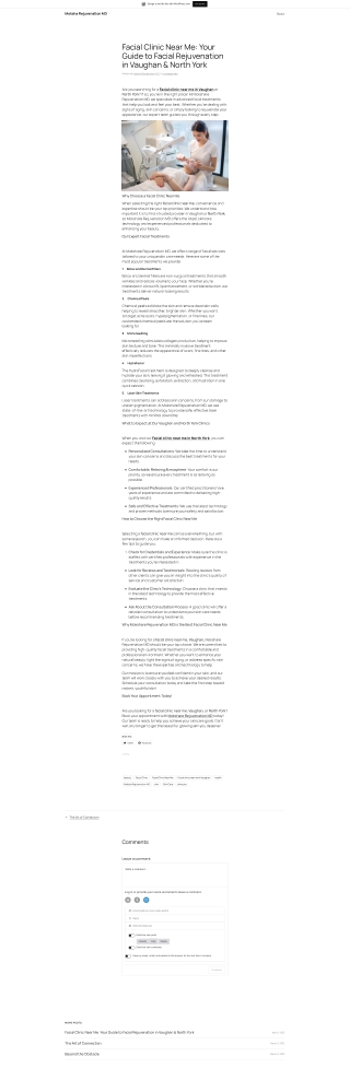 Facial Clinic Near Me Your Guide to Facial Rejuvenation in Vaughan & North York
