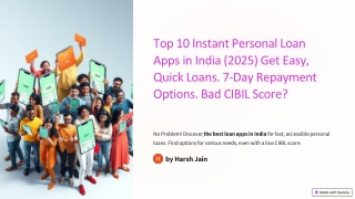 Get Instant Loans in 5 Minutes – Best Small Loan Apps in India 2025