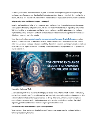 Top Security Practices for Developing a Robust Crypto Exchange Platform in 2025