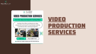Professional Video Production Services for Safety Talks