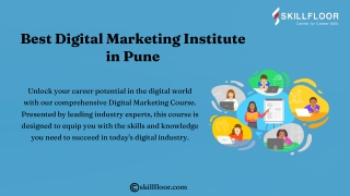 Best Digital Marketing Institute in Pune - Skillfloor