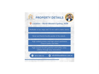 Trusted Property Buyers Agent in North-West Sydney | Hills & Shores