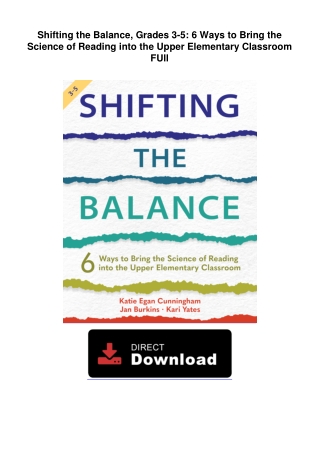 ebook-Shifting-the-Balance,-Grades-3-5:-6-Ways-to-Bring-the-Science-of-Reading-i