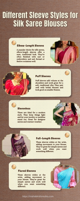 Different Sleeve Styles for Silk Saree Blouses (2)
