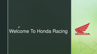 welcome to honda racing