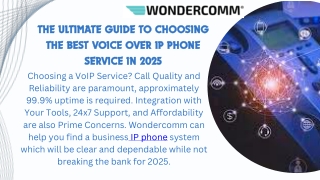 The Ultimate Guide to Choosing the Best Voice Over IP Phone Service in 2025