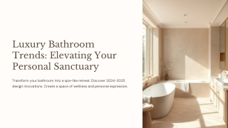 Luxury Bathroom Features That Will Elevate Your Space