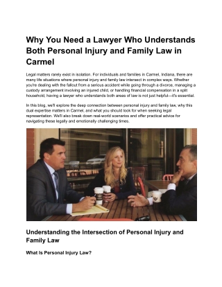 Emerson Divorce and Accident Injury Attorneys LLC