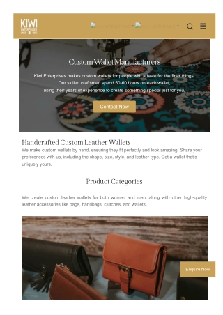 Top Custom Wallet Manufacturers | Premium Leather Wallets by Kiwiind