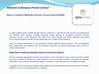 welcome to benlycos private limited
