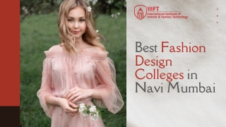 Best Fashion Design Colleges in Navi Mumbai IIIFT