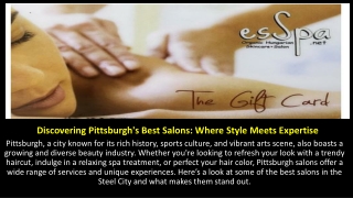 Discovering Pittsburgh's Best Salons Where Style Meets Expertise