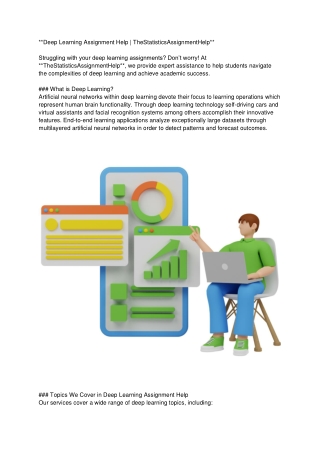 Deep Learning Assignment Help
