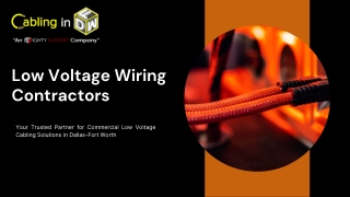 Low Voltage Wiring Contractors – Cabling in DFW