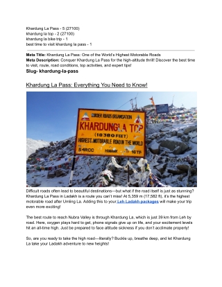 khardung la pass 5 27100 khardung la top 2 27100