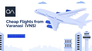 Cheap Flights From Varanasi– Find the Best Deals