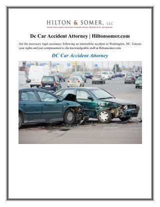 Dc Car Accident Attorney  Hiltonsomer.com