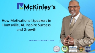 How Motivational Speakers in Huntsville, AL Inspire Success and Growth