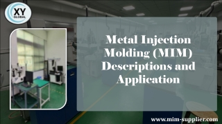 Metal Injection Molding (MIM) Descriptions and Application
