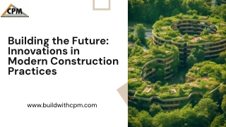 building the future innovations in modern