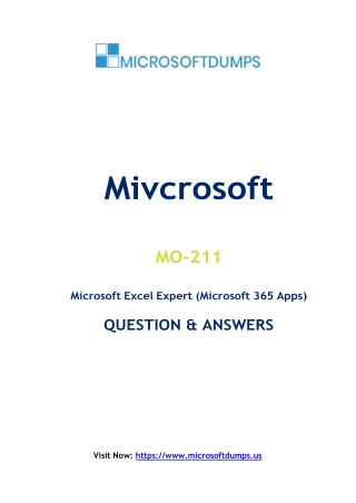 Can MO-211 Exam Dumps Actually Boost Your Microsoft Certification Score?