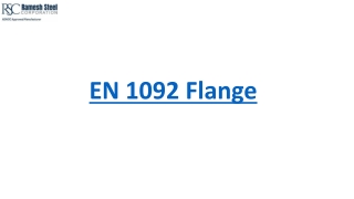 EN 1092 Flange