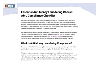 The Ultimate Guide to Anti Money Laundering Checks in 2024