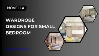 Wardrobe Designs for Small Bedroom