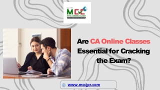 Are CA Online Classes Essential for Cracking the Exam
