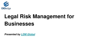 Legal Risk Management for Businesses