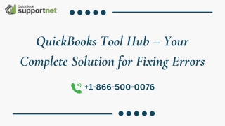 QuickBooks Tool Hub – Your Complete Solution for Fixing Errors